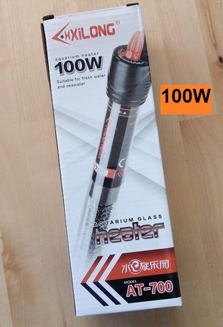 calentador 100W acuario mediano pecera termostato