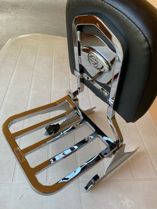 Sissybar Harley Davidson Cromato Nero