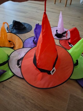 Gorros Bruja Halloween con Luces