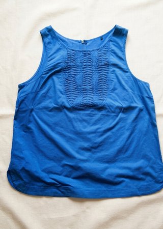 Blusa Azul Mujer Tienda Local Vintage Talla L