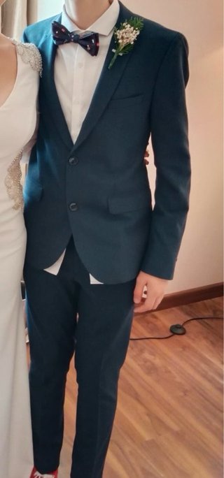 Traje juvenil azul