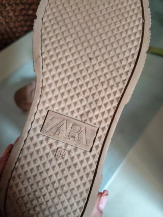 Botines Zara Beige Talla 38