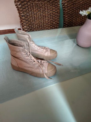 Botines Zara Beige Talla 38