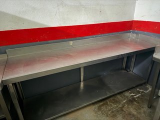 Mesa de trabajo industrial 230x60x85