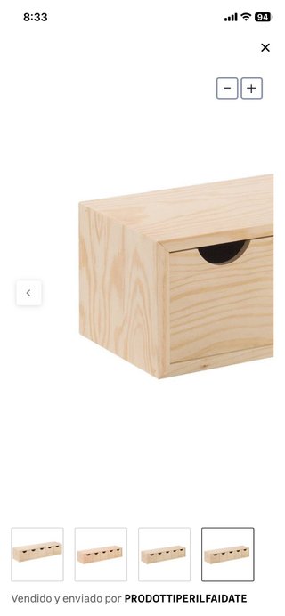 Cajonera pequeña de pino