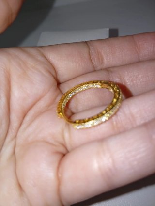 Pendientes Aro Pandora Dorados Brillantes