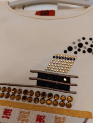 Camiseta Pedro del Hierro Beige Talla Mediana.