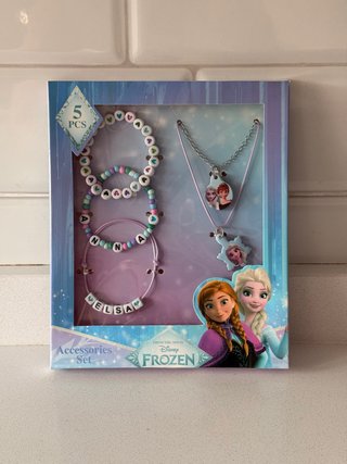 Set Accesorios Frozen Pulseras Collares Disney
