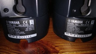 Altavoces Yamaha NX-E130 Negros
