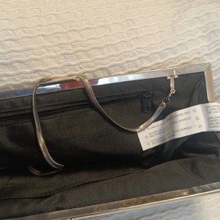 Cartera de fiesta negra,d tipo textura terciopelo