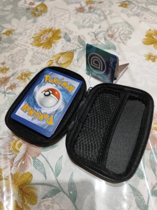 Lotto carte Pokemon + portacarte