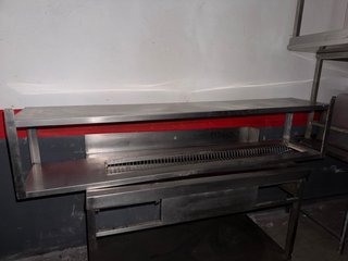 Balda acero inox 200x40x40
