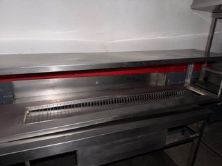 Balda acero inox 200x40x40
