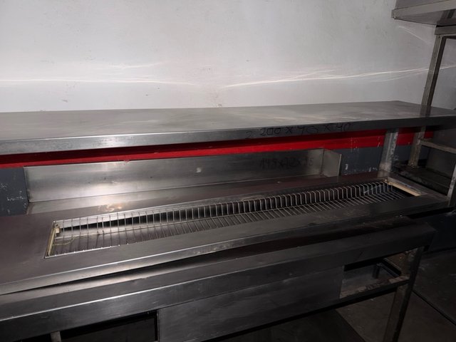 Balda acero inox 200x40x40