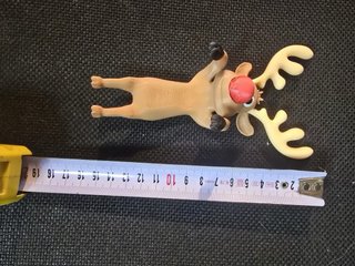 Figura Reno 3D Cuelga Pantalla