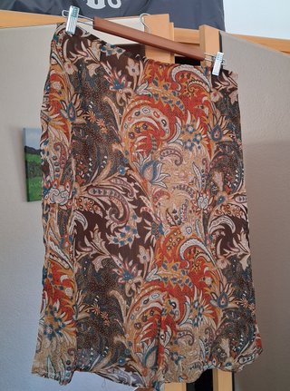 Falda estampada boho