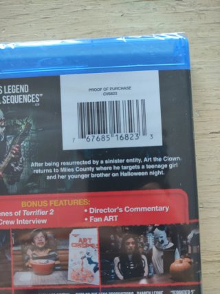 Blu-ray Terrifier 2 Edición Coleccionista