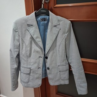 Vestido y americana rayas