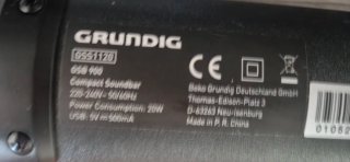Barra de Sonido Grundig GBS 900 Negra