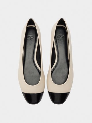 Bailarinas Beige y Negro Parfois , talla 36
