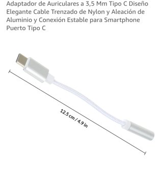 Adattatore USB-C a Jack Audio 3.5mm