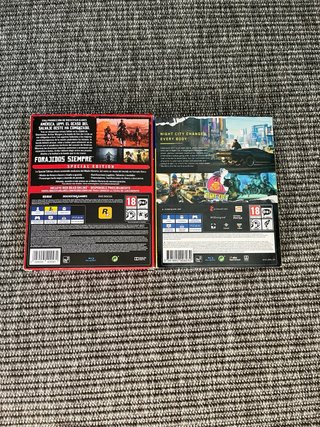 Lote PS4 Cyberpunk 2077 & Red Dead Redemption 2