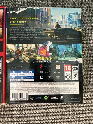 Lote PS4 Cyberpunk 2077 & Red Dead Redemption 2
