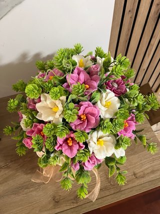 Flores de jabón aromáticas personalizadas