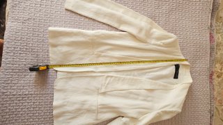 Chaqueta Zara Blanca Talla L