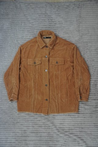 A0001 Sobrecamisa Pana Zara Marrón