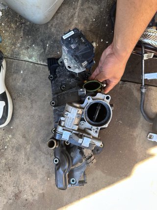Colector Admisión y EGR alfa romeo stelvio