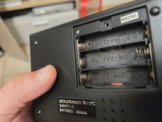 Sanyo Giocatraduci TR117C Traduttore Elettronico