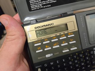 Sanyo Giocatraduci TR117C Traduttore Elettronico