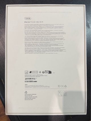 IPad Air 11” (M2) 128 GB Wi-Fi — con caja