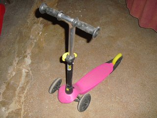 Patinete 3 ruedas infantil rosa