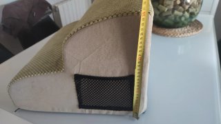 Escalera para perros verde