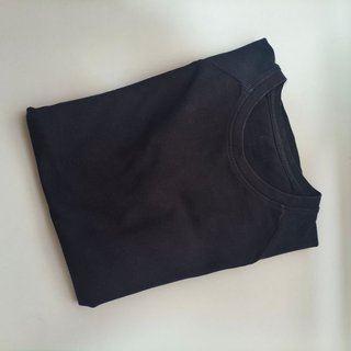 Camiseta Negra Básica Raglán M/L
