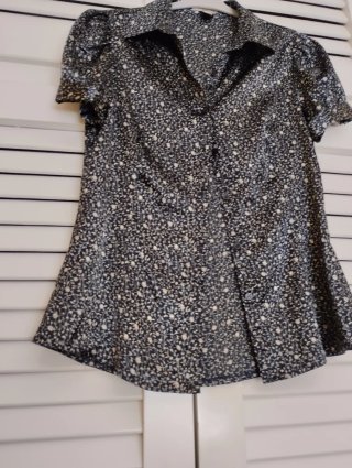 Camisa Mango manga corta estampada