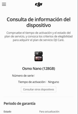 DJI Osmo Nano Cámara 128 GB *PRECINTADA*