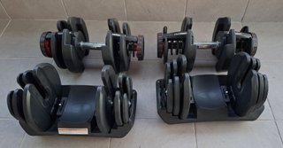 Lote 2 Mancuernas Ajustables 5 - 40Kg (80kg total)