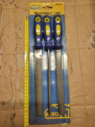 Juego de 3 limas de 8"  MERCA TOOLS