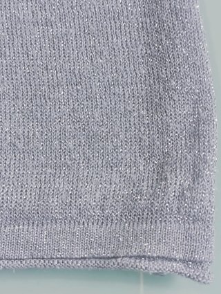 Jersey tirantes plateado S/M