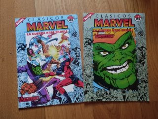Clásicos Marvel guerra kree skrull