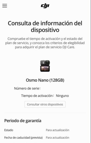 DJI Osmo Nano Cámara 128 GB *PRECINTADA*