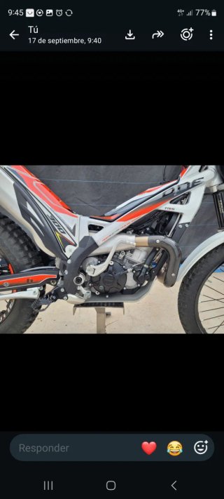 TRS One Trial Naranja/Blanco