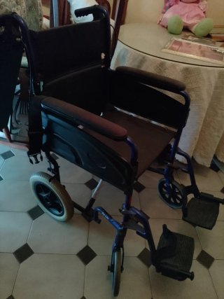 Sillas ruedas plegable