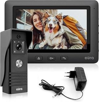 EURA VDP-45A3 Alpha Black, Negro, 1 Monitor