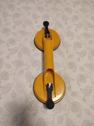 Ventosa doble para vidrio
