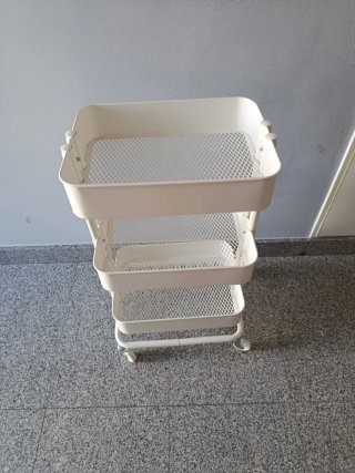 Carrito Auxiliar Ikea blanco