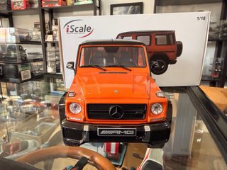 Mercedes-AMG G63 iScale 1:18 Laranja e preto